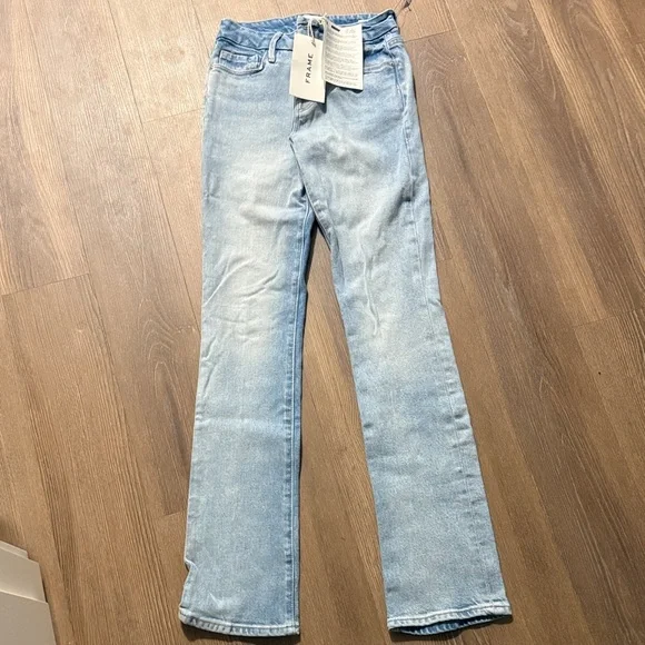 NWT FRAME DENIM LE MINI BOOT MID RISE JEANS